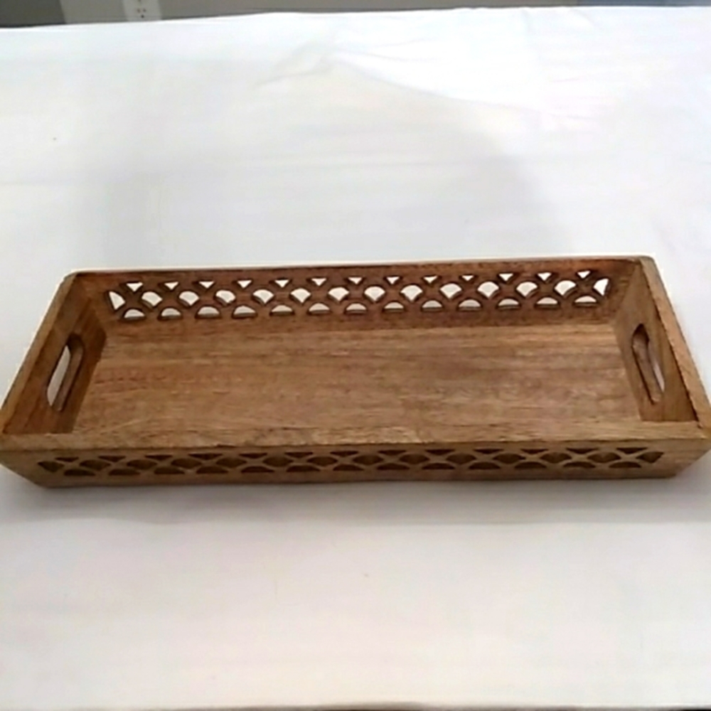 Nice wooden tray.